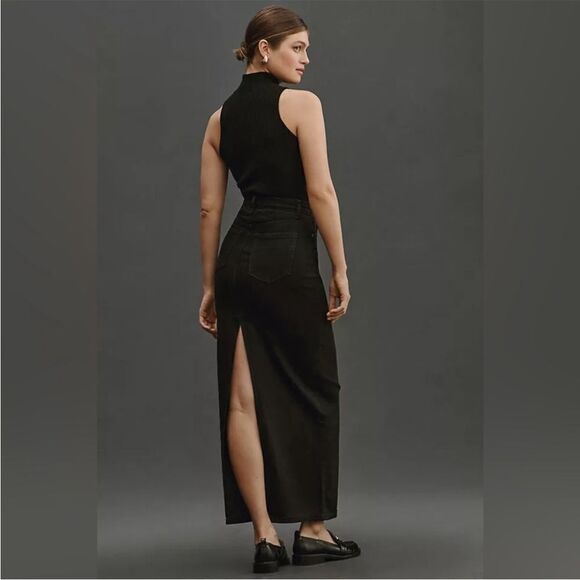 Reformation Daria Ultra High Rise Denim Maxi Skirt - Picture 3 of 3
